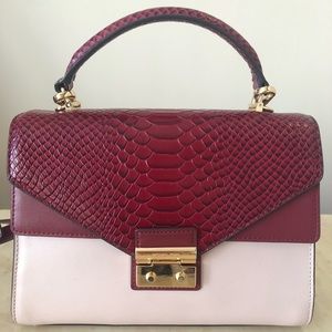 Michael Kors Sloan Burgundy Blush Crossbody!